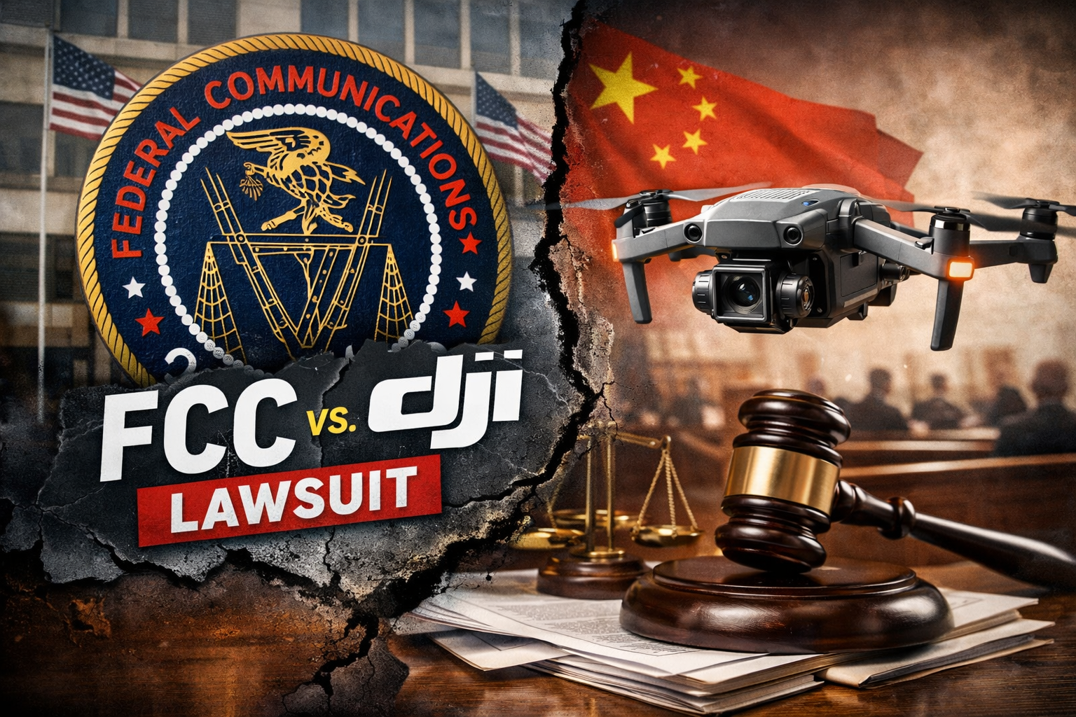 DJI sues FCC drone ban legal battle